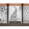 Sara Miller London Sara Miller Artisanne Noir Set of 3 Round Caddies- Storage Caddies|Storage