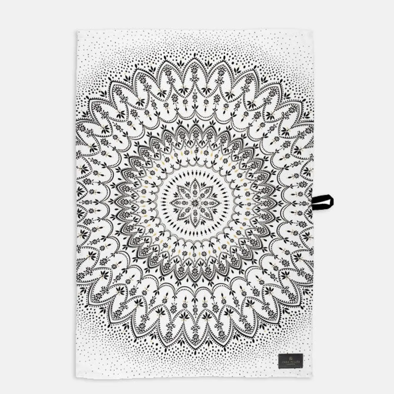 Sara Miller London Sara Miller Artisanne Noir Tea Towel- Tea|Tea