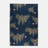 Sara Miller London Sara Miller Chelsea Navy Tea Towel- Tea|Tea