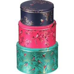 Sara Miller London Sara Miller Chelsea Set of 3 Round Cake Tins- Storage Caddies|Storage