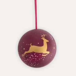 Sara Miller London Sara Miller Christmas Tin Baubles- Christmas Decorations|Christmas