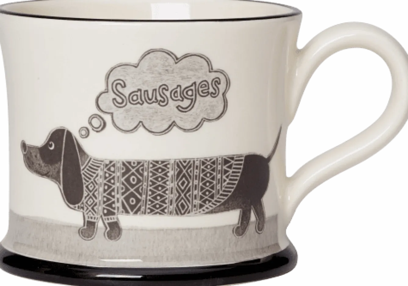 Moorland Pottery Sausage Dog Mug by- Pets|Pets