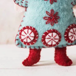 Corinne Lapierre Scandinavian Angels Wool Mix Felt Craft Kit- Seasonal Decor|Crafts