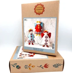 Corinne Lapierre Scandinavian Angels Wool Mix Felt Craft Kit- Seasonal Decor|Crafts