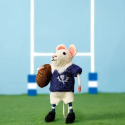 Sew Heart Felt Scotland Rugby Mouse- Children