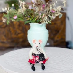 Sew Heart Felt Scottish Felt Mouse in Red Kilt- Children