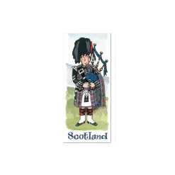 Alison Gardiner Scottish Piper Major Bookmark- Stationery