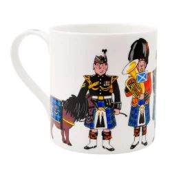 Alison Gardiner Scottish Pipers Mug Boxed- Great Britain