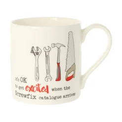Mclaggan Smith Screwfix Bone China Mug- Tea|Whimsical