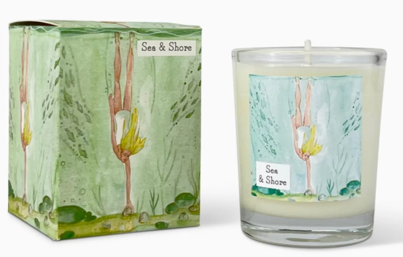 Heaven Scent Sea & Shore Votive Candle - Diving for Shells- Home Fragrance
