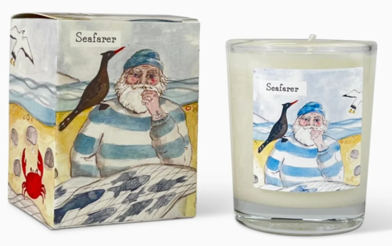 Heaven Scent Seafarer Votive Candle - Fisherman & Cormorant- Home Fragrance