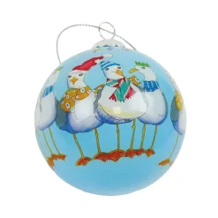 Emma Ball Seagull Hand-painted Glass Bauble- Christmas Decorations|Christmas