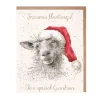 Wrendale Designs 'Season's Bleatings' Sheep Christmas Greeting Card- Christmas Cards|Seasonal Decor