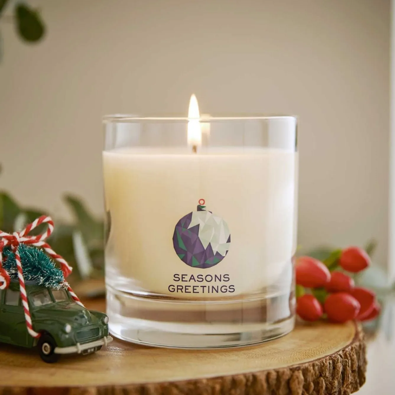 Wax Lyrical Seasons Greetings Candle in Glass- Christmas|Home Fragrance