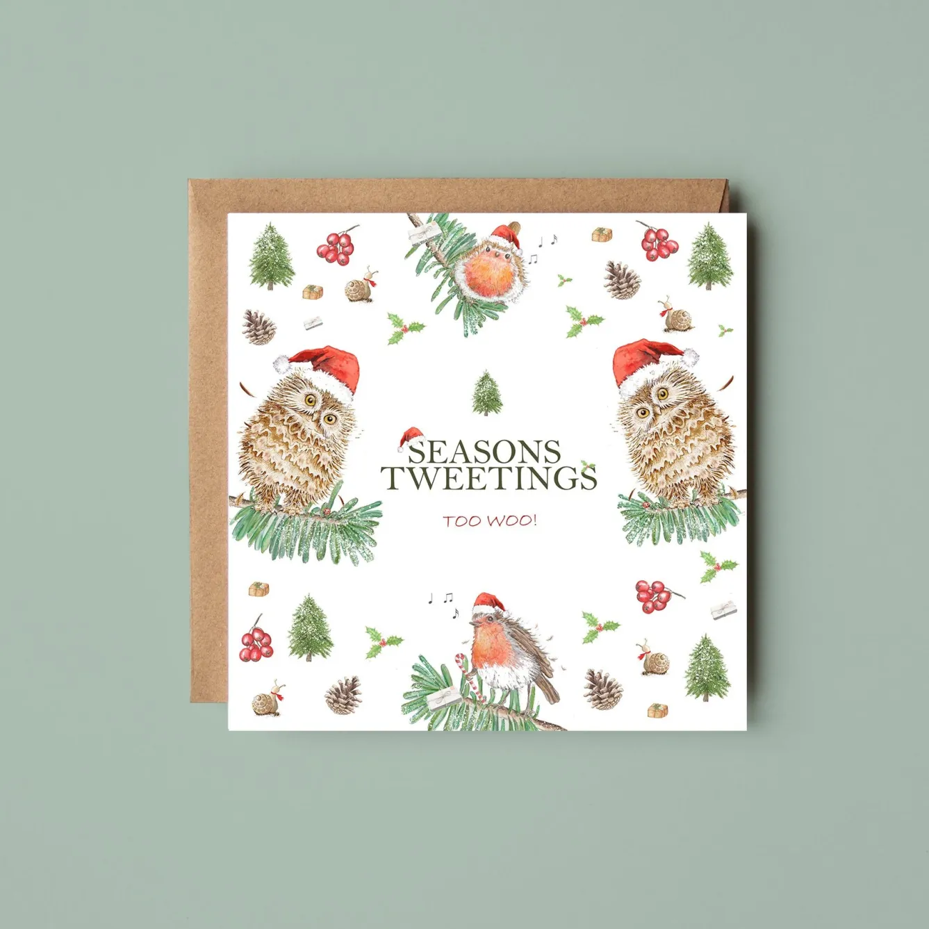 West Country Designs Seasons Tweetings Christmas Card- Christmas Cards|Greeting Cards