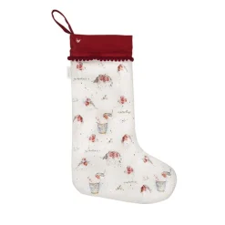Wrendale Designs 'Season's Tweetings' Robin Christmas Stocking- Christmas|Seasonal Decor