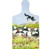 Emma Ball Sea Thrift Puffins Large Chopping Board- Kitchenware|Chopping Boards