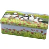Emma Ball Sea Thrift Puffins Long Tin- Storage