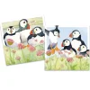 Emma Ball Sea Thrift Puffins pack of 10 Mini Notecards- Stationery|Greeting Cards