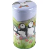 Emma Ball Sea Thrift Puffins Set of 3 Stacker Tins- Storage