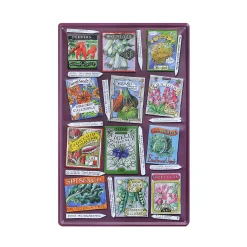 Emma Bridgewater Seed Packets Embossed Metal Sign- Gardening