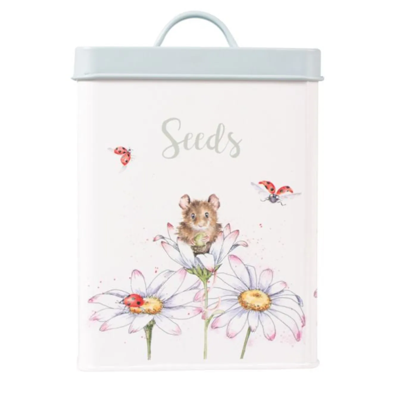 Wrendale Designs Seed Tin by Hannah Dale- Storage Caddies|Storage