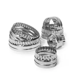 Silverwood Set of 6 (2 in to  4.5 in) Stainless Steel Cutters- Bakeware