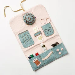 Corinne Lapierre Sewing Roll Wool Mix Felt Craft Kit- Crafts|Children