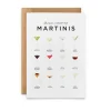 Everlong Print Co. Shaken, Not Stirred Martinis Card- Greeting Cards