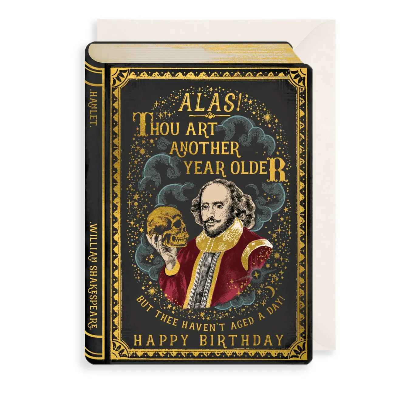 The Art File Shakespeare Greeting Card- Greeting Cards