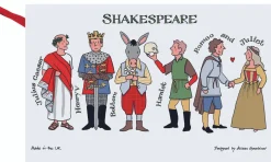 Alison Gardiner Shakespeare's Characters Tea Towel- Tea|Tea Towels