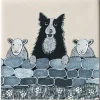 Moorland Pottery Sheep Dog Coaster by- Coasters