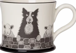 Moorland Pottery Sheep Dog Mug by- Pets|Pets