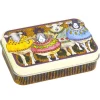 Emma Ball Sheep in Sweaters Hinged Small Rectangular Tin- Storage