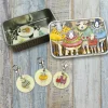 Emma Ball Sheep in Sweaters Set of 6 Stitch Crochet Markers in a Pocket Tin- Crafts