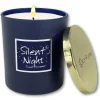 Lily-Flame Silent Night Gold Top Glass Jar Scented Candle- Christmas|Seasonal Decor