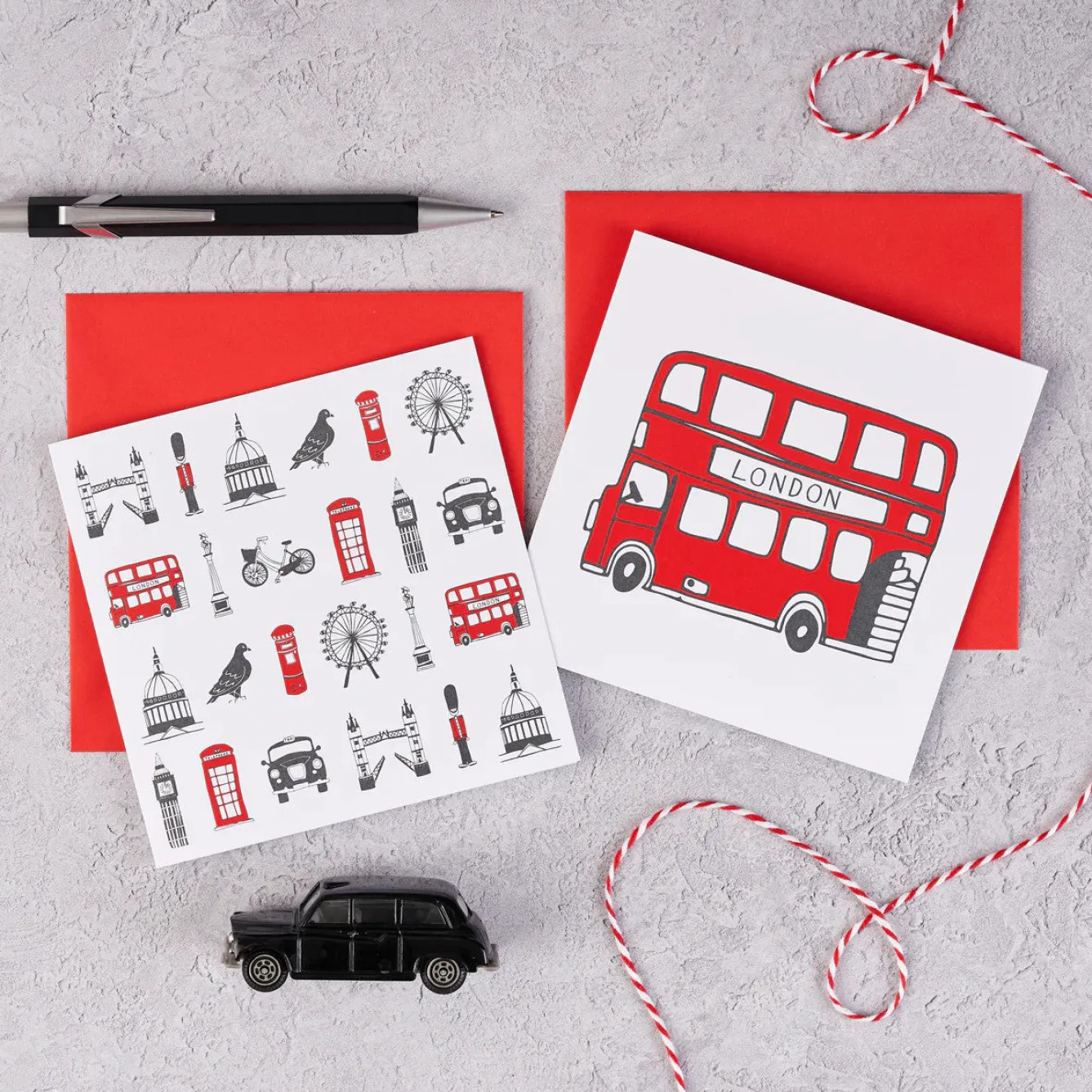 Victoria Eggs Simply London Pack of 8 Notecards- Stationery|Children