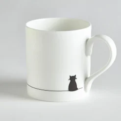 Jin Designs Sitting Cat Mug- Tea|Pets
