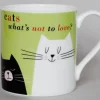 Repeat Repeat Smile Cat Cat Green Mug- Animals|Animals