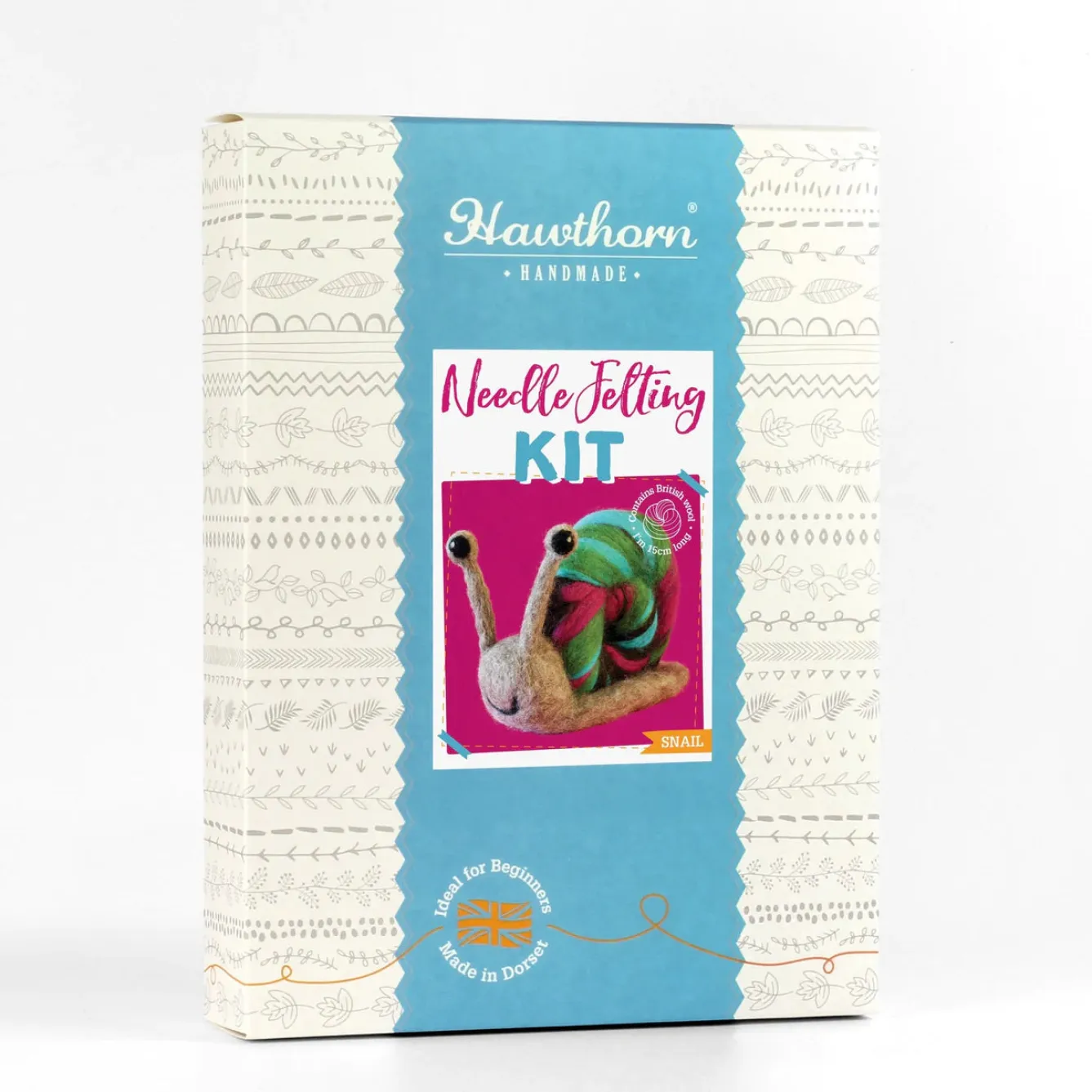 Hawthorn Handmade Snail Needle Felting Kit- Crafts