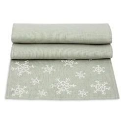 Ulster Weavers Snowflake Linen 85in Table Runner- Table Runners