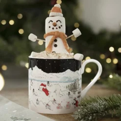 Sophie Allport Snow Season Scene Mug- Tea|Whimsical