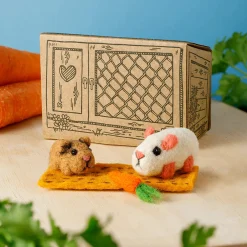 Sew Heart Felt Snowy & Baby Squeak Guinea Pig Set- Children