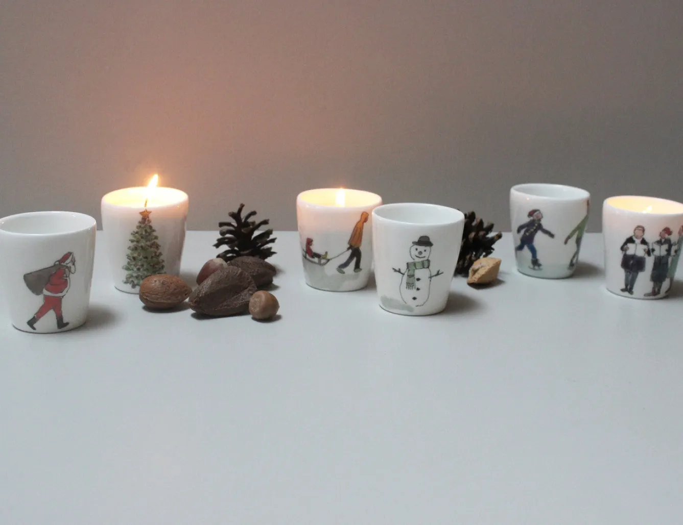 Helen Beard Snowy Sleigh Ride Small Cup- Christmas|Seasonal Decor