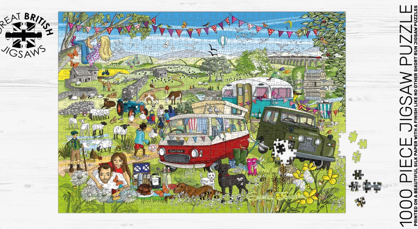 GB Jigsaws Ltd Somewhere in Yorkshire 1000 Piece Jigsaw Puzzle- Puzzles