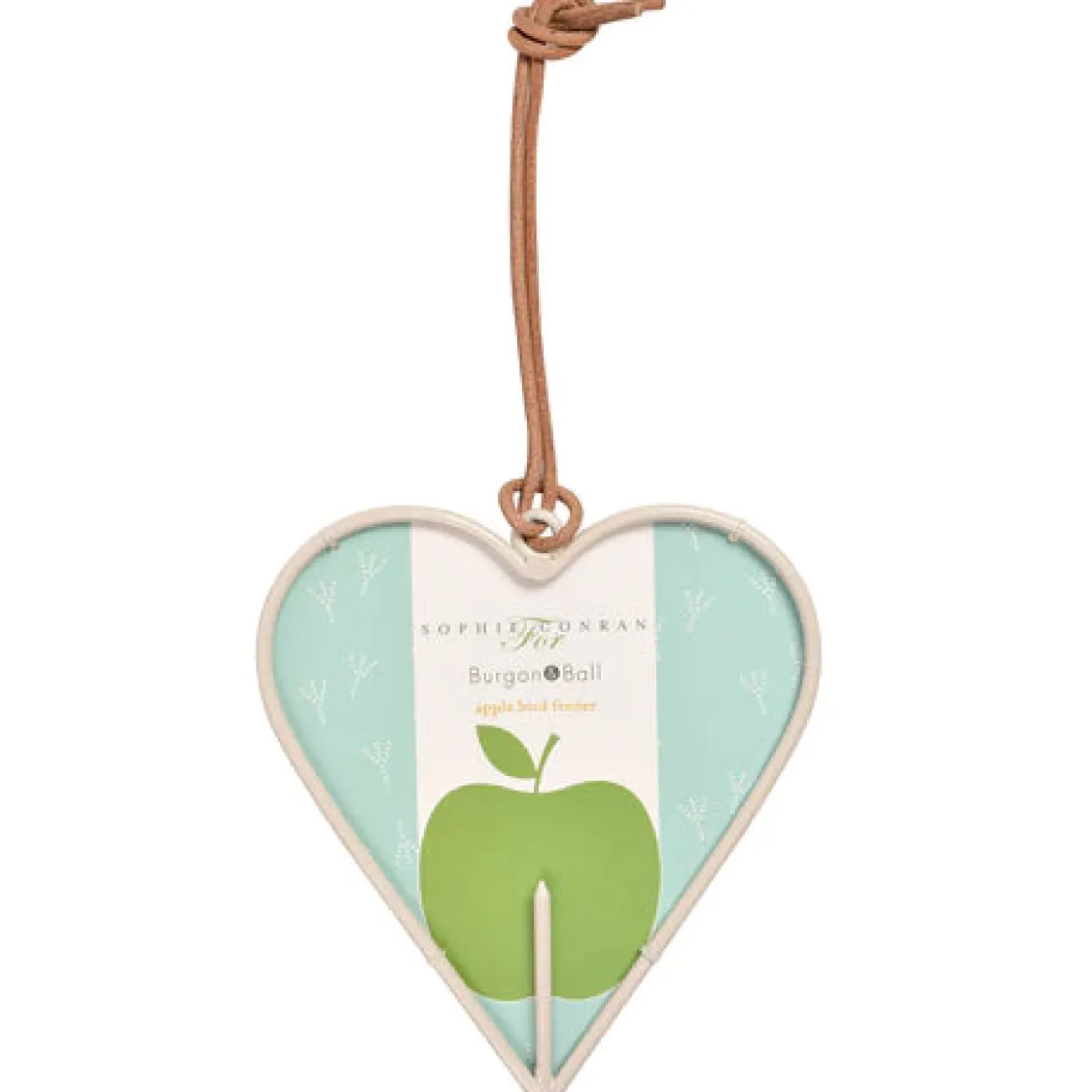 Burgon & Ball Sophie Conran Apple Bird Feeder-- Heart Shape- Gardening