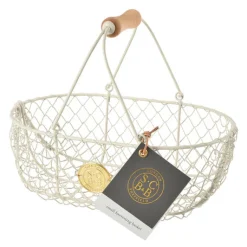 Burgon & Ball Sophie Conran Harvesting Basket - Buttermilk- Gardening
