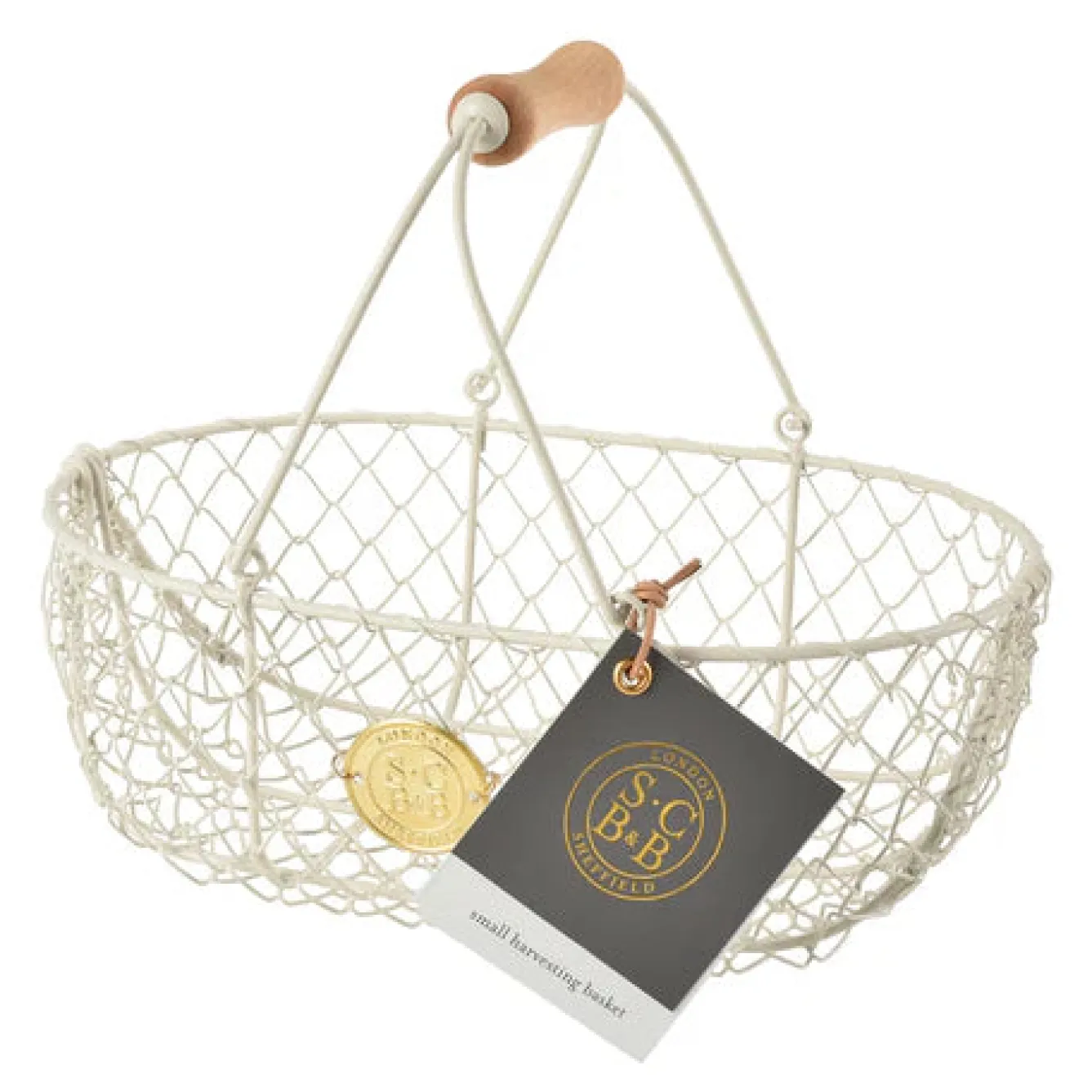 Burgon & Ball Sophie Conran Harvesting Basket - Buttermilk- Gardening
