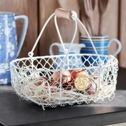Burgon & Ball Sophie Conran Harvesting Basket - Buttermilk- Gardening