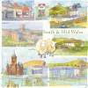Emma Ball South & Mid Wales Coaster- Tea|Coasters